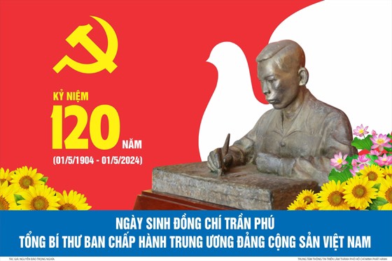 Kỷ niệm 120 năm Ngày sinh Tổng Bí thư Trần Phú (1/5/1904 - 1/5/2024)